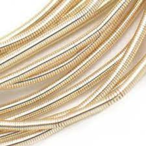 French Wire Hard Light Gold Colour 1 mm