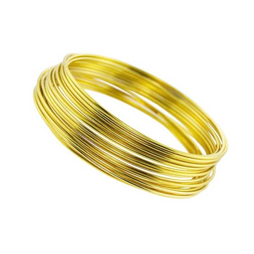 Memory Wire Stainless Steel - 0,6Х65 mm Gold Colour